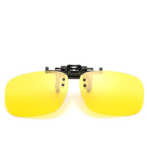 Lenses Glasses Unbreakable Metal Clip Sunglasses - Mix Colors