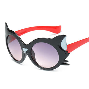 Outdoor Cat Shape Kids Sunglasses - Mix Colors
