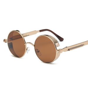 Retro 60's Inspired Colorful Lens Oval Sunglasses - Mix Colors