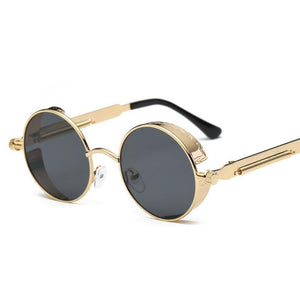 Retro 60's Inspired Colorful Lens Oval Sunglasses - Mix Colors