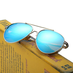 Sleek Modern Full Metal Round Sunnies - Mix Colors