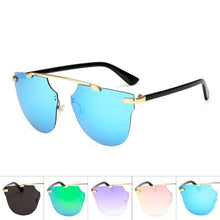 Load image into Gallery viewer, Womens Wholesale Hipster Tear Drop Cat Eye Lens Metal Sunglasses - Mix Colors