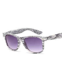 Load image into Gallery viewer, Sleek Wood Square Frame Daily Dark Shades Sunglasses - Mix Colors