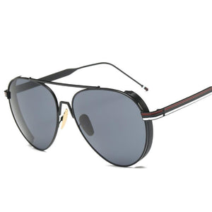 Sleek Modern Full Metal Round Sunnies - Mix Colors