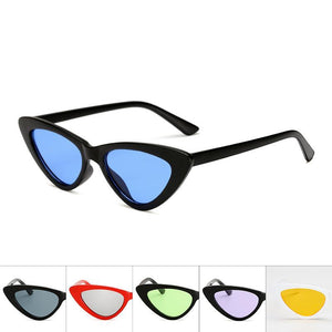 Womens Wholesale Hipster Tear Drop Cat Eye Lens Plastic Sunglasses - Mix Colors
