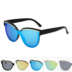 Wholesale Hipster Tear Drop Cat Eye Lens Plastic Sunglasses  - Mix Colors