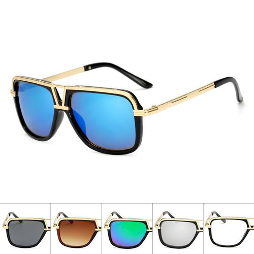 Squared Aviators Wholesale Bulk Sunglasses - Mix Colors