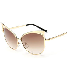 Load image into Gallery viewer, Full Coverage Retro Chic Clear Cat Eyes Sunglasses - Mix Colors