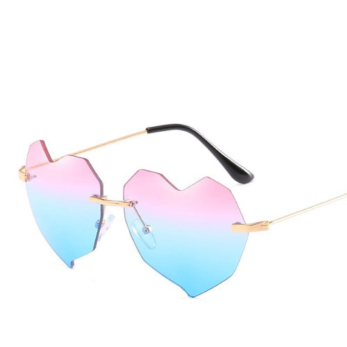 Cute Adorable Heart Shape Sunglasses - Mix Colors