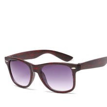 Load image into Gallery viewer, Sleek Wood Square Frame Daily Dark Shades Sunglasses - Mix Colors