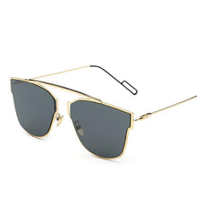 Load image into Gallery viewer, Geometric 66mm Cat Eye Silhouette Contemporary Sunnies - Mix Colors