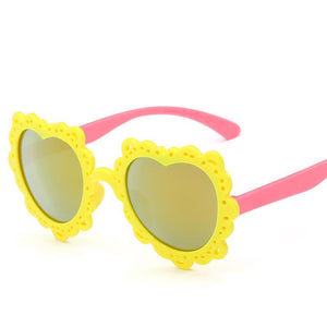 Love Heart Shaped Kids Sunglasses - Mix Colors