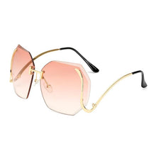 Load image into Gallery viewer, Womens Wholesale Big Trendy Hipster Plastic Aviator Sunglasses - Mix Colors