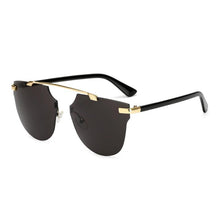 Load image into Gallery viewer, Womens Wholesale Hipster Tear Drop Cat Eye Lens Metal Sunglasses - Mix Colors