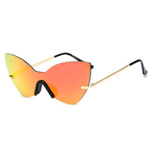 Load image into Gallery viewer, Solid One Piece Lens Cat Eye Wholesale Sunglasses - Mix Colors