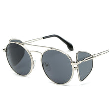 Load image into Gallery viewer, Designer Inspired Oversize Round Open Temple Frame High Fashion Sunglasses - Mix Colors