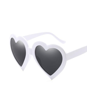Cute Heart Shaped Plastic Frame Sunnies - Mix Colors