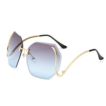 Load image into Gallery viewer, Womens Wholesale Big Trendy Hipster Plastic Aviator Sunglasses - Mix Colors