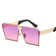 Load image into Gallery viewer, Chunky Thick Studded Flat Top Designer Inspired Sunglasses - Mix Colors