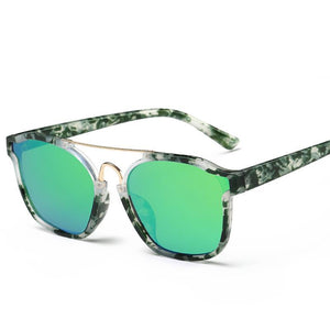 Vintage Women's Round Cut Out Sunglasses - Mix Colors