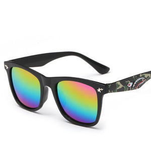 Fresh Squared Off Flat Top Stylish Street Scene Shades Sunglasses - Mix Colors