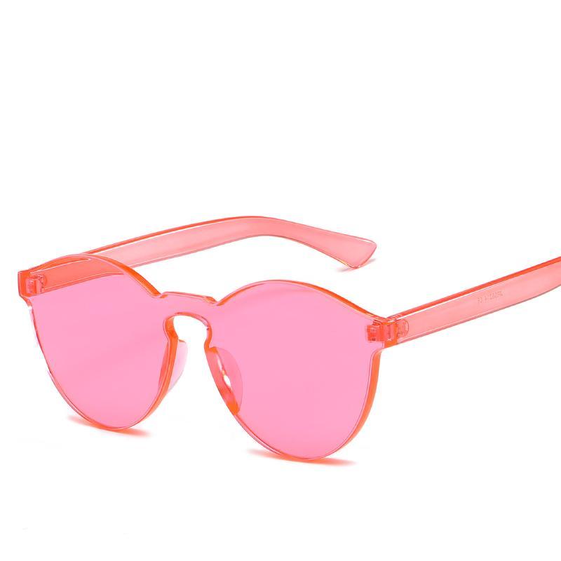 Geometric Cat Eye Silhouette Contemporary Sunnies - Mix Colors