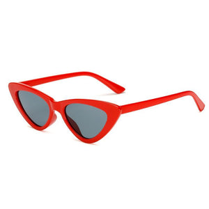 Womens Wholesale Hipster Tear Drop Cat Eye Lens Plastic Sunglasses - Mix Colors