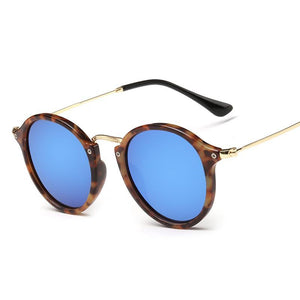 Ultra Retro Colored Mirror Round Sunnies - Mix Colors