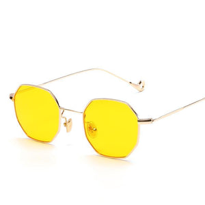 Round Thin Lightweight Cutout Tip Cat Eye Sunnies - Mix Colors