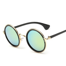 Load image into Gallery viewer, Lennon Inspired Colorful Lens Retro Round 50mm Metal Sunglasses - Mix Colors