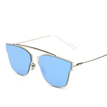 Load image into Gallery viewer, Geometric 66mm Cat Eye Silhouette Contemporary Sunnies - Mix Colors