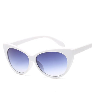 Edgy Retro Slim 52mm Cat Eye Sunglasses - Mix Colors