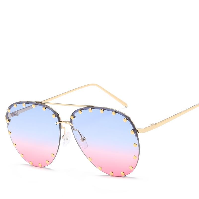 Modern Brow Bar Slim Metal Round Sunnies - Mix Colors