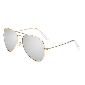 Unisex Wholesale Colored Metal Frame Aviator Sunglasses  - Mix Colors