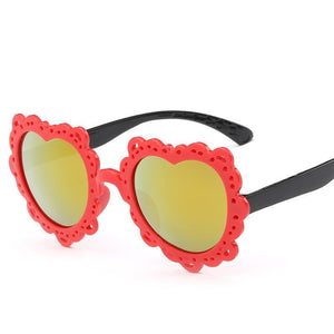Love Heart Shaped Kids Sunglasses - Mix Colors