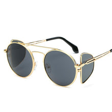 Load image into Gallery viewer, Designer Inspired Oversize Round Open Temple Frame High Fashion Sunglasses - Mix Colors