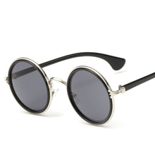 Load image into Gallery viewer, Lennon Inspired Colorful Lens Retro Round 50mm Metal Sunglasses - Mix Colors