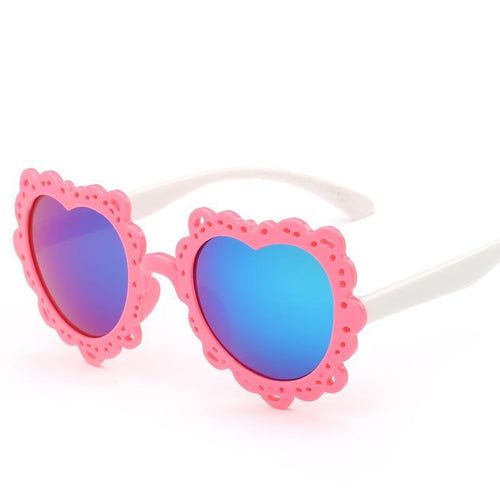 Love Heart Shaped Kids Sunglasses - Mix Colors