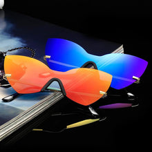 Load image into Gallery viewer, Solid One Piece Lens Cat Eye Wholesale Sunglasses - Mix Colors