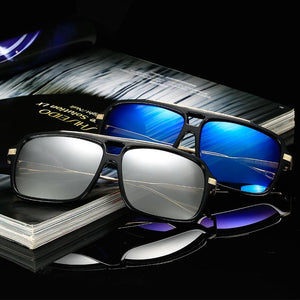 New Squared Aviators Wholesale Bulk Sunglasses - Mix Colors