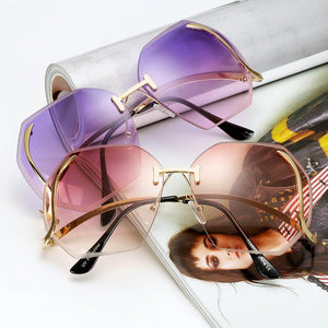 Womens Wholesale Big Trendy Hipster Plastic Aviator Sunglasses - Mix Colors