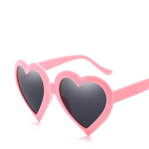 Cute Heart Shaped Plastic Frame Sunnies - Mix Colors