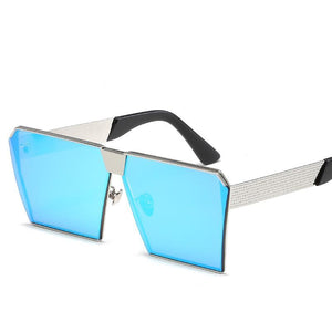 Chunky Thick Studded Flat Top Designer Inspired Sunglasses - Mix Colors