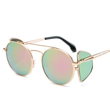 Load image into Gallery viewer, Designer Inspired Oversize Round Open Temple Frame High Fashion Sunglasses - Mix Colors