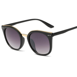 Classic Matte Tortoise Horn Rimmed Dark Lens 80s Style Sunglasses - Mix Colors