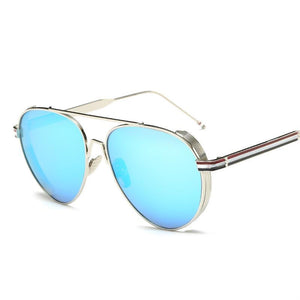Sleek Modern Full Metal Round Sunnies - Mix Colors