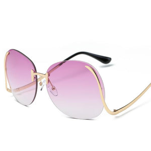 Geometric Vintage Inspired Round Sunglasses - Mix Colors