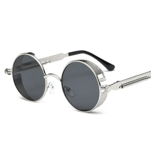 Retro 60's Inspired Colorful Lens Oval Sunglasses - Mix Colors