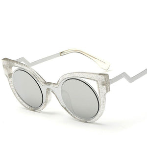 Cat Eye Stylish Sunglasses - Mix Colors
