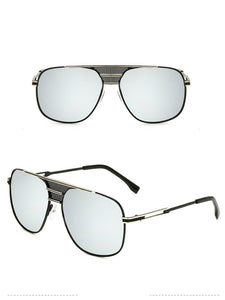 Men's Mirrored Celebrity Sunglasses Metal Frame - Mix Colors